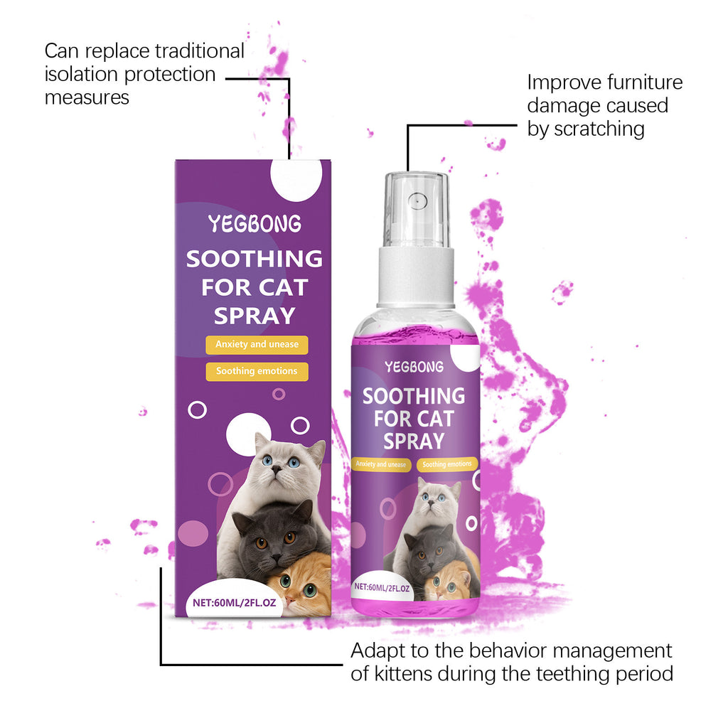 Cat Behavior Guidance Spray with Stress Relief Formula